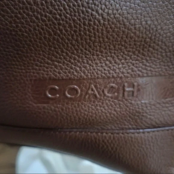 Coach Brown Leather Messenger Courier Bag